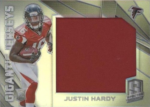 2015 Panini Spectra Justin Hardy #GJ-JH