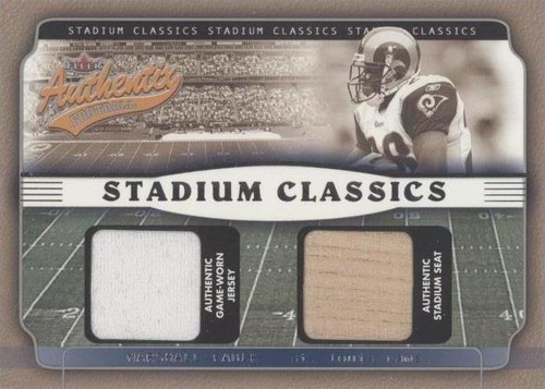 2002 Fleer Authentix Marshall Faulk #SC-MF