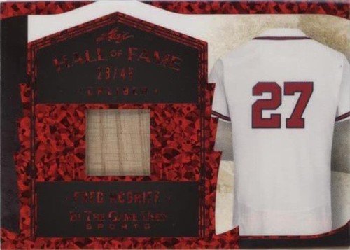 2022 Leaf In The Game Used Sports - Fred McGriff #HC-10