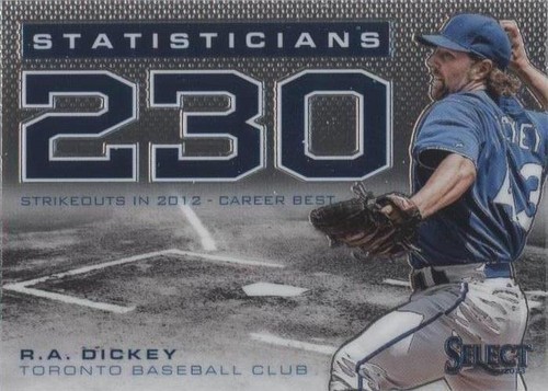 2013 Panini Select - R. A. Dickey #ST11