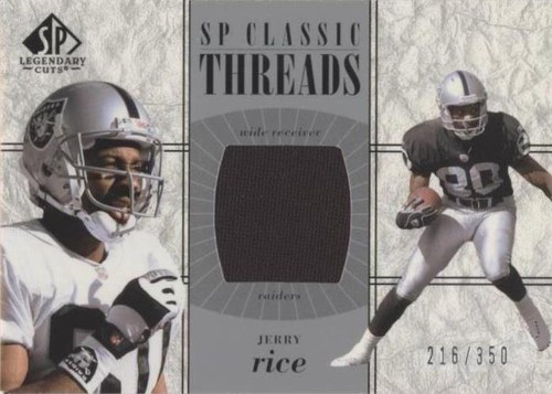 2002 SP Legendary Cuts Jerry Rice #CC-JR