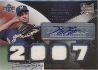 2007 Upper Deck Exquisite Rookie Signatures - Ryan Braun #161