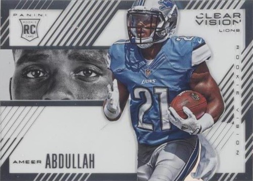 2015 Panini Clear Vision Ameer Abdullah #RV-16
