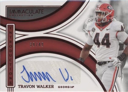 2022 Panini Immaculate Collection Collegiate Travon Walker #IN-TRW