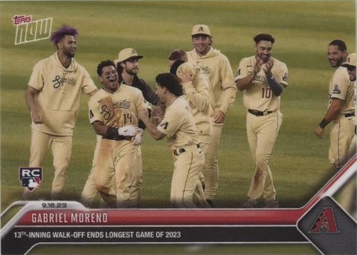 2023 Topps Now - Gabriel Moreno #876