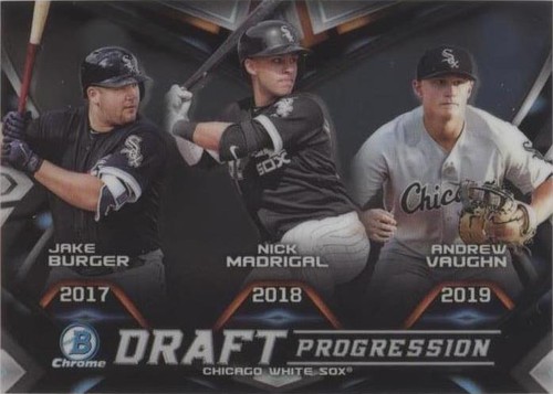 2019 Bowman Draft - Andrew Vaughn Jake Burger Nick Madrigal #DPR-CWS