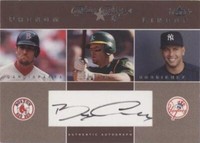 2004 Fleer Classic Clippings - Alex Rodriguez Bobby Crosby Nomar Garciaparra #PLA-BC