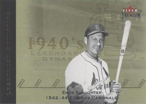 2002 Fleer Premium - Enos Slaughter #10 LD