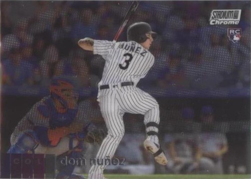 2020 Topps Stadium Club Chrome - Dom Nunez #332