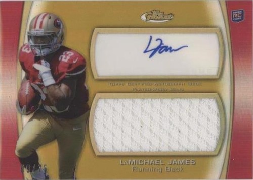 2012 Topps Finest LaMichael James #AJR-LJ