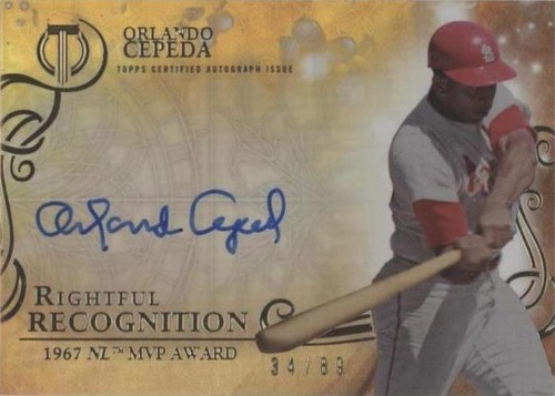 2015 Topps Tribute - Orlando Cepeda #NOW-OC