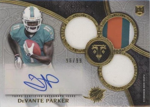 2015 Topps Triple Threads Devante Parker #107