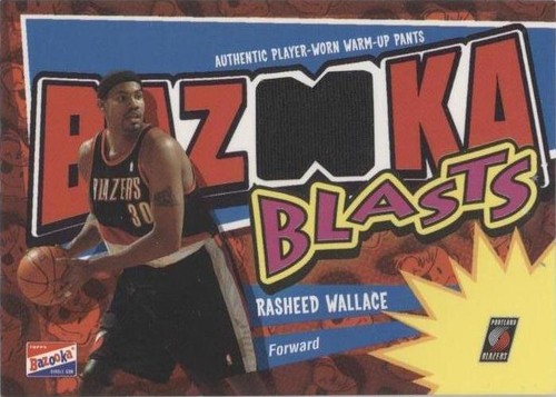 2003-04 Bazooka - Rasheed Wallace #BB-RW