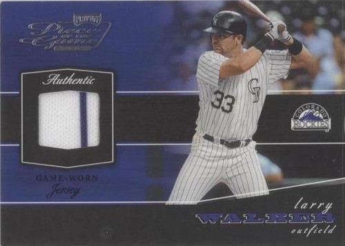 2002 Playoff Piece of the Game - Larry Walker #POG-49