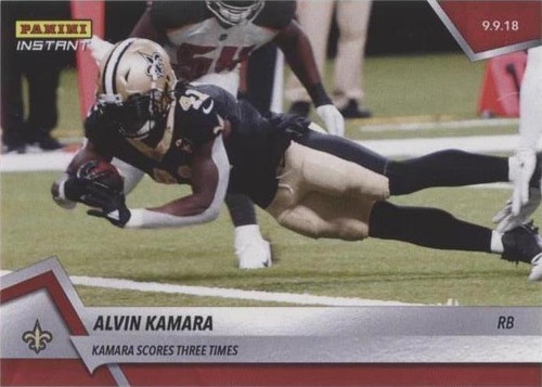 2018 Panini Instant NFL Alvin Kamara #15
