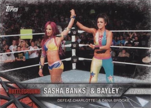 2017 Topps WWE Road to Wrestlemania - Bayley Sasha Banks #98