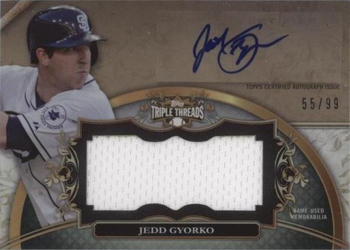 2013 Topps Triple Threads - Jedd Gyorko #UAJR-JG3