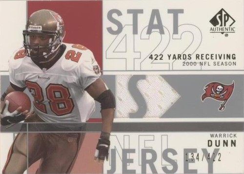 2001 SP Authentic Warrick Dunn #SP-WD