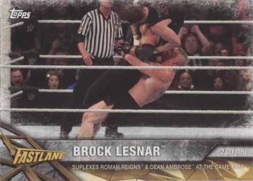 2017 Topps WWE Road to Wrestlemania - Brock Lesnar #29