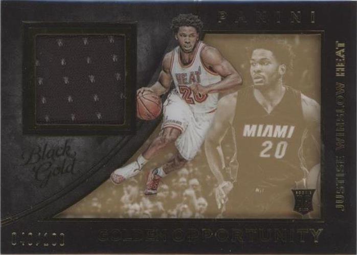 Panini 2015-16 oro negro - Justise Winslow #25