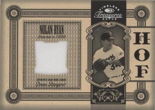 2005 Donruss Timeless Treasures - Nolan Ryan #HOF-34