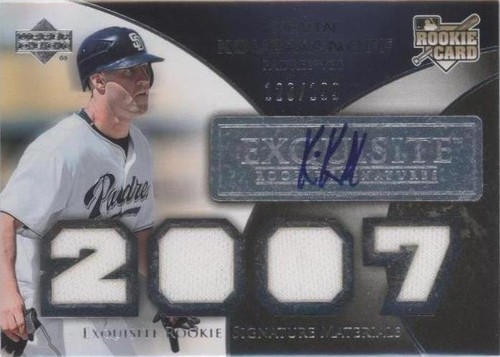 2007 Upper Deck Exquisite Rookie Signatures - Kevin Kouzmanoff #171