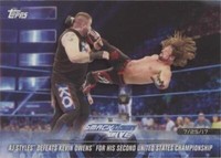2018 Topps WWE Road to Wrestlemania - AJ Styles Kevin Owens #98