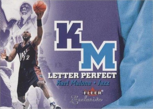 2001-02 Fleer Exclusive - Karl Malone #4 LP