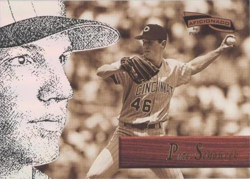 1996 Pinnacle Aficionado - Pete Schourek #74