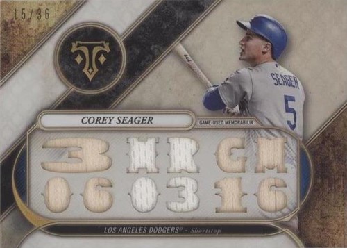 2017 Topps Triple Threads - Corey Seager #TTR-CA1