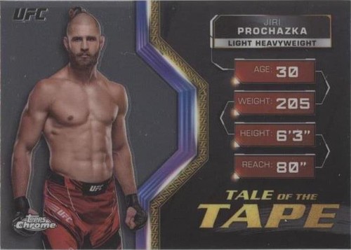2024 Topps Chrome UFC - Jiri Prochazka #TFT-20