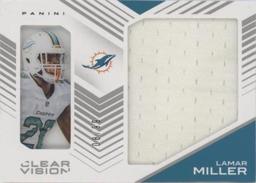 2015 Panini Clear Vision Lamar Miller #JJ-LM