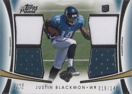 2012 Topps Prime Justin Blackmon #QR-JB