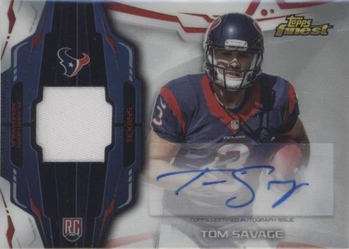 2014 Topps Finest Tom Savage #RAP-TS
