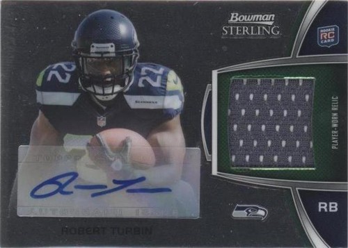 2012 Bowman Sterling Robert Turbin #BSAR-RTU