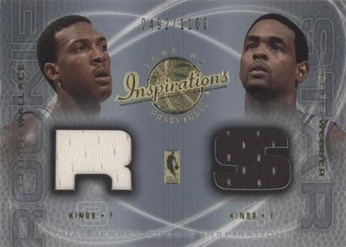 2001-02 Upper Deck Inspirations - Gerald Wallace/Chris Webber #129