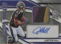 2019 Panini Spectra Justice Hill #APA-14