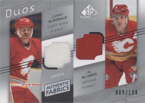 2008-09 SP Game Used Edition - Al MacInnis Lanny McDonald #AF2-LA
