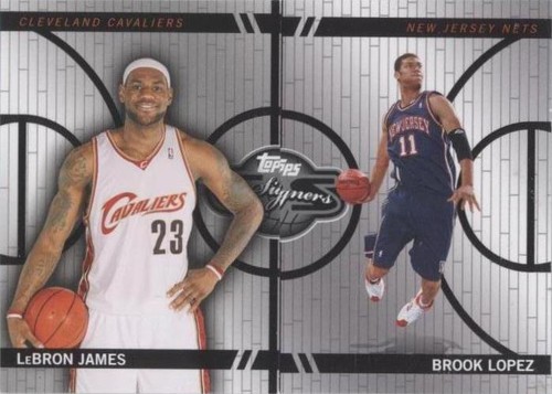 2008-09 Topps Co-Signers - LeBron James/Brook Lopez #CF-46-6