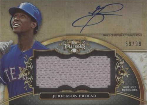 2013 Topps Triple Threads - Jurickson Profar #UAJR-JP3
