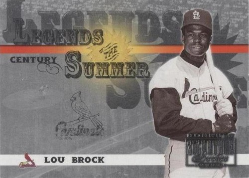 2003 Donruss Signature Series - Lou Brock #LS-28