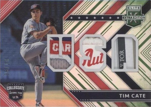 2018 Panini Elite Extra Edition - Tim Cate #USAM-TC