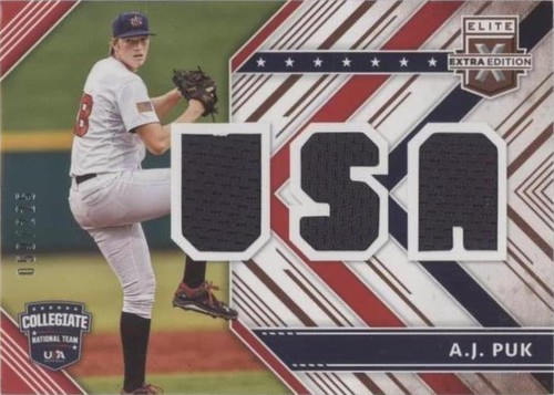 2018 Panini Elite Extra Edition - A.J. Puk #USAM-AP