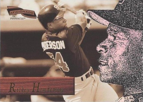 1996 Pinnacle Aficionado - Rickey Henderson #36