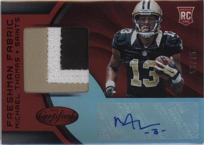 Michael Thomas #213 2016 certificado Panini