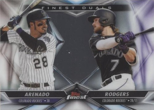 2020 Topps Finest - Brendan Rodgers Nolan Arenado #FD-12