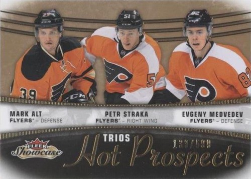 2015-16 Upper Deck Fleer Showcase - Evgeny Medvedev Mark Alt Petr Straka #105