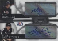 2010 Bowman Sterling - Nick Ramirez Steven Rodriguez #BSDA-18
