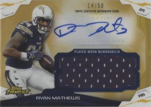 2014 Topps Finest Ryan Mathews #AJR-RMA