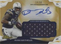 2014 Topps Finest Ryan Mathews #AJR-RMA